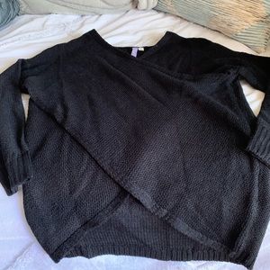 Cross front Sweater